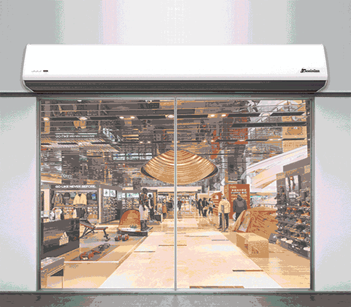 門磁感應(yīng)風幕機