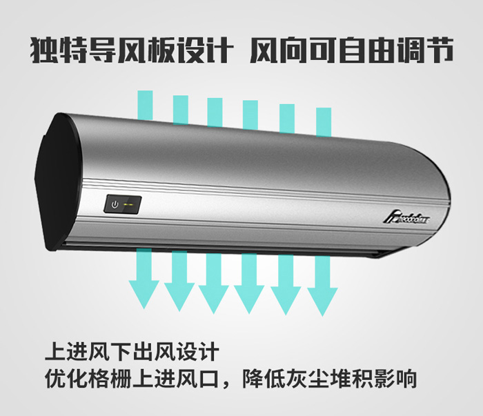 獨特導風板設備，風向可自由調(diào)節(jié)